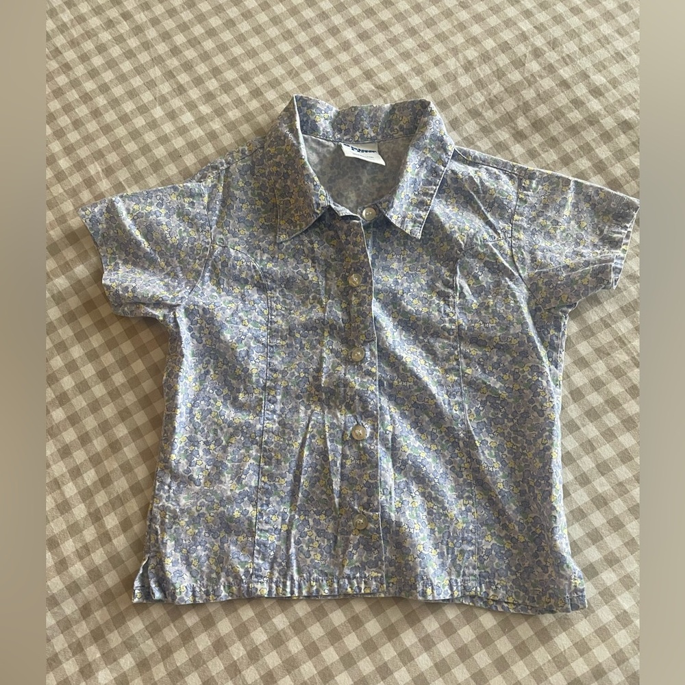 Vintage Oshkosh floral button down shirt
